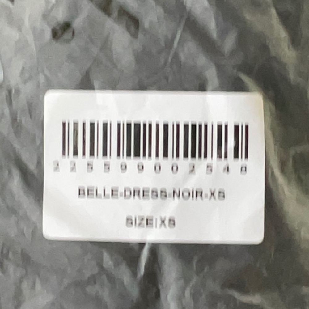 Amelie teje Belle‎ Dress - Noir size XS NWT in packaging - Picture 5 of 6